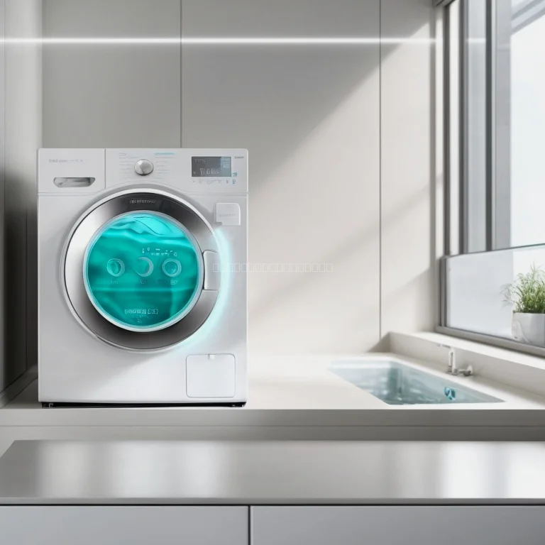 AI-gesteuerte Waschmaschine in Aktion